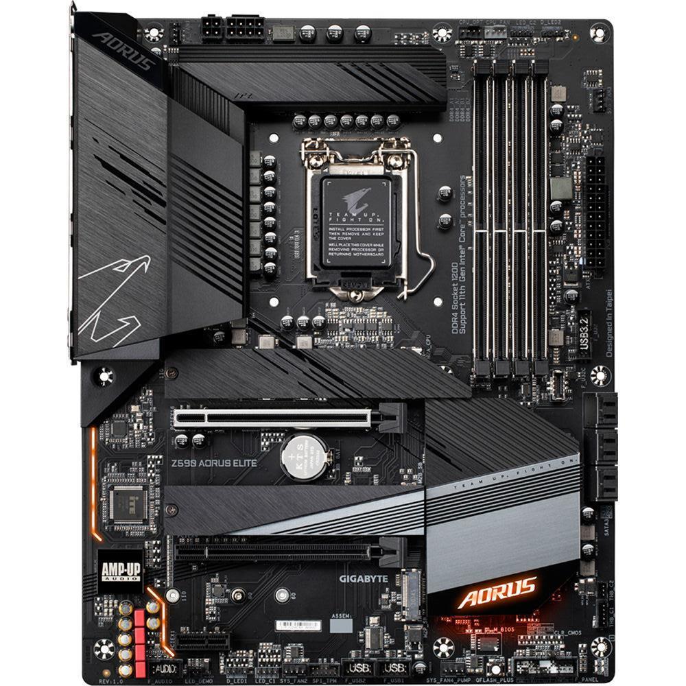 Gigabyte Z590 AORUS ELITE Intel LGA 1200 RGB LED A GA-Z590-AORUS-ELITE ...