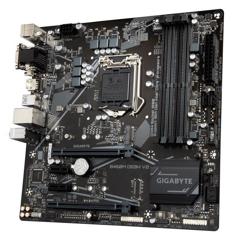 Gigabyte b460m ds3h v2 совместимость с процессорами