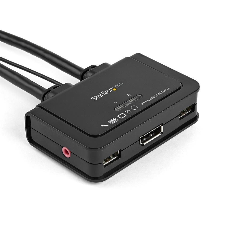 StarTech 2-Port USB DisplayPort Cable KVM Switch w SV211DPUA | shopping ...