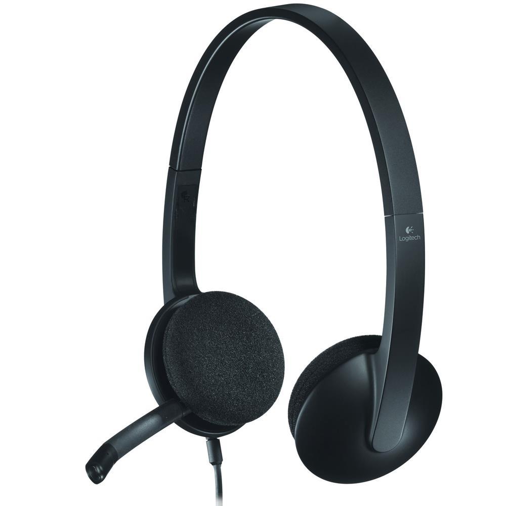 Logitech H340 USB Black Headset 981-000477 | shopping express online