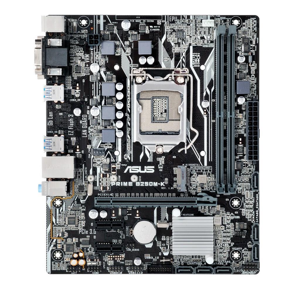 Asus Prime B250M K LGA 1151 M-ATX Motherboard PRIME-B250M-K | shopping ...