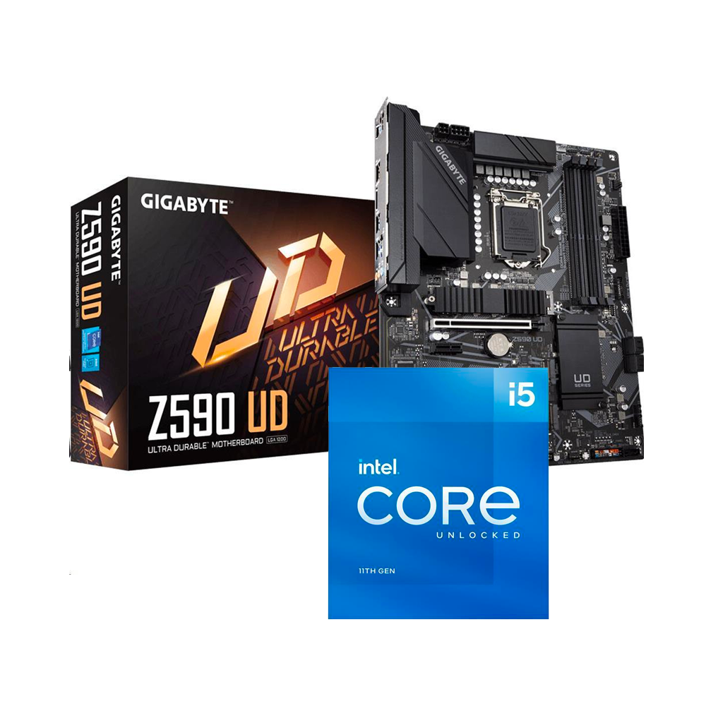 Intel Core i511600K + Gigabyte Z590 UD