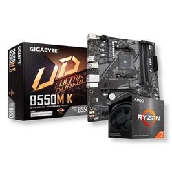 Bundle -- AMD Ryzen 7 5700 CPU+Gigabyte B550M K (rev. 1.0) AMD AM4 mATX Motherboard