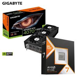 Bundle -- AMD Ryzen 7 9800X3D CPU + Gigabyte GeForce RTX 4070 Ti SUPER WINDFORCE OC 16GB GDDR6X Graphics Card