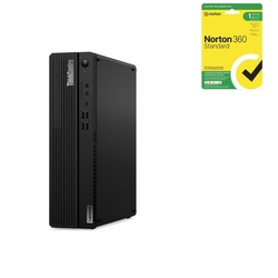 Bundle -- Lenovo ThinkCentre M70s Gen 5 SFF i5-14400 16GB 256GB SSD W11P Desktop PC + Norton 360 12 Months Antivirus Software