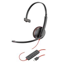 Poly Blackwire C3210 UC Black USB Type-C Monaural Headset