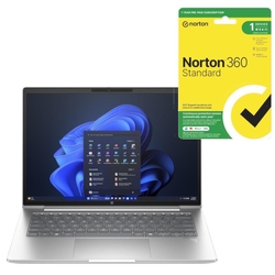 Bundle - HP ProBook 440 G11 4G LTE 14" WUXGA IPS Ultra 5 125U 16GB 512GB SSD AI Boost W11P Laptop + Norton 360 12 Months Antivirus Software