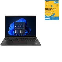 Bundle -- Lenovo ThinkPad T14s Gen 3 4G LTE 14" WUXGA IPS Touch i7-1255U 16GB 512GB SSD WiFi 6E W10/W11P Laptop + Norton 360 Standard 1 User 3 Devices