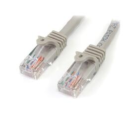 StarTech CAT5e 15m Grey Snagless RJ45 Ethernet Cable