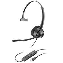 Poly EncorePro 310 Monoaural Wired Black USB Type-C Headset