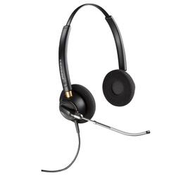 Poly EncorePro 520V Binaural VoiceTube + Quick Disconnect Black 3.5mm Headset