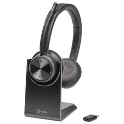 Poly Savi 7320 UC Stereo DECT 1880-1900 MHz Black Wireless Headset