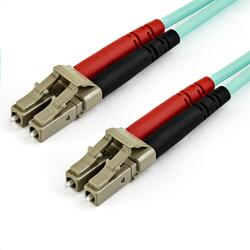 StarTech OM3 7m Aqua Multimode Duplex 50/125 LC/LC Fiber Optic Cable