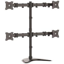 StarTech Articulating Height Adjustable Quad-Monitor Desktop Stand