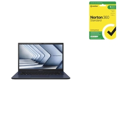 Bundle -- Asus ExpertBook B1 14" 1080p i7-1355U 16GB 512GB SSD WiFi 6E W11P Laptop + Norton 360 12 Months Antivirus Software