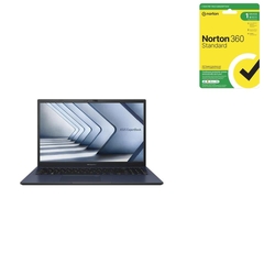 Bundle -- Asus ExpertBook B1 15.6" 1080p i7-1355U 16GB 512GB SSD WiFi 6E W11P Laptop + Norton 360 12 Months Antivirus Software