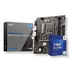 Bundle -- Intel Core i9 14900KF CPU + MSI PRO H610M-G WiFi Intel LGA 1700 mATX Motherboard DDR4 Motherboard