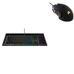 Bundle -- Corsair Gaming Combo K55 PRO LITE RGB Keyboard + SCIMITAR PRO RGB Mouse