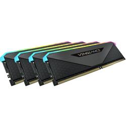 Corsair VENGEANCE RGB RT 128GB (4x32GB) 3600MHz CL18 Black DDR4 Desktop RAM Memory Kit