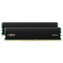 Crucial Pro 64GB (2x32GB) 3200MHz CL22 XMP 2.0 Black DDR4 Desktop RAM Memory