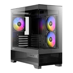 Antec CX500M RGB LED Tempered Glass Black Mini Tower PC Case