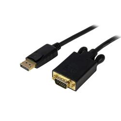 StarTech 15ft DisplayPort to VGA 1920x1200 Black Adapter Converter Cable