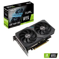 Asus Dual GeForce RTX 3060 V2 OC Edition 12GB GDDR6 RGB LED Graphics Card