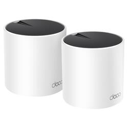 TP-Link 2 Pack Deco X55 AX3000 Whole Home 3.0 Gbps MU-MIMO OFDMA Dual-Band WiFi 6 Mesh Wi-Fi System