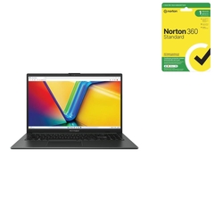 Bundle -- Asus Vivobook Go 15 15.6" 1080p 60Hz Ryzen 5 7520U 16GB 512GB SSD WiFi W11H Laptop + Norton 360 12 Months Antivirus Software