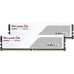 G.Skill Ripjaws S5 64GB (2x32GB) 5600MHz CL30 White Intel XMP DDR5 Desktop RAM Memory