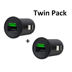 2x Belkin Rapid Car Charger 10W USB Output 5V 2.1A