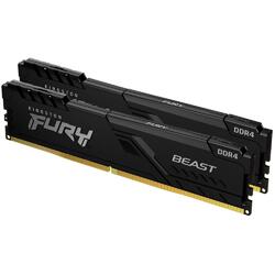 Kingston FURY Beast 16GB (2x8GB) 3200MHz CL16 Black DDR4 Desktop RAM Memory Kit