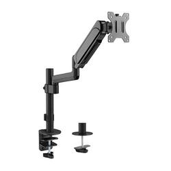 Brateck LDT48-C012 Single Monitor Pole-Mounted Gas Spring Monitor Arm