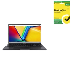 Bundle -- Asus Vivobook 15 15.6" 2.8K OLED 120Hz Ryzen 7 7730U 16GB 512GB SSD WiFi W11H Laptop + Norton 360 12 Months Antivirus Software