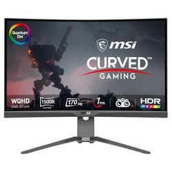 MSI MAG 275CQRF 27" 1440p VA 170Hz 1ms Adaptive-Sync RGB LED Curved USB Type-C Gaming Monitor