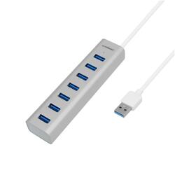 mbeat 7-Port USB 3.0 Aluminium Slim Hub For PC, Mac and Laptop