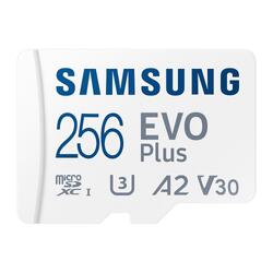 Samsung EVO Plus 256GB 160MB/s microSD Memory Card + SD Adapter