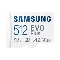 Samsung EVO Plus 512GB 160MB/s microSD Memory Card + SD Adapter