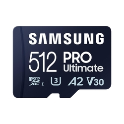 Samsung MB-MY512SA PRO Ultimate 512GB 200MB/s microSDXC Memory Card + SD Adapter