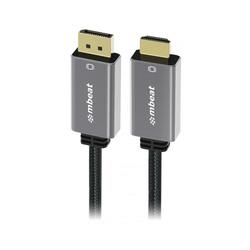 mbeat ToughLink 1.8m 4K Display Port to HDMI Cable