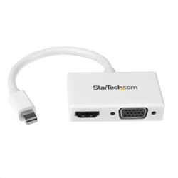 StarTech White 2-in-1 Mini DisplayPort to HDMI or VGA Converter