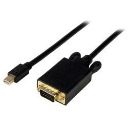 StarTech 10ft Black Mini DisplayPort to VGA 1920x1200 Adapter Converter Cable