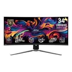 MSI MPG 341CQPX QD-OLED 34.18" UWQHD OLED 240Hz 0.03ms HDR Curved Gaming Monitor