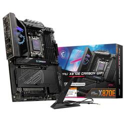 MSI MPG X870E CARBON WIFI AMD AM5 RGB LED WiFi 7 ATX Motherboard DDR5