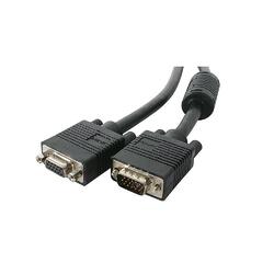 StarTech 10m Coax High Resolution VGA Monitor Extension Cable M/F HD15 Black