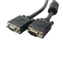 StarTech 15m Coax High Resolution VGA Monitor Cable M/F HD15 Black