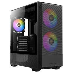 Antec NX416L ARGB LED Tempered Glass Black Mid Tower PC Case