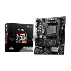 Open Box Sale -- MSI B450M-A PRO MAX II AMD AM4 mATX Motherboard DDR4