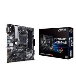 Asus PRIME B450M-A II AMD AM4 RGB LED mATX Motherboard