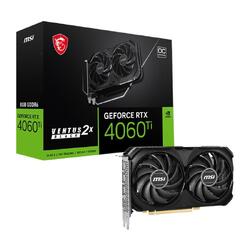 MSI GeForce RTX 4060 Ti VENTUS 2X BLACK OC 8GB GDDR6 Graphics Card